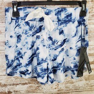 Kyodan Blue White Tie-Dye Biker Short